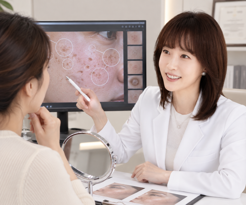 홍대피부과, 얼굴에 생긴 갈색 색소는 기미일까? 흑자일까? 15년 경력 의사가 알려드립니다. 사진 5