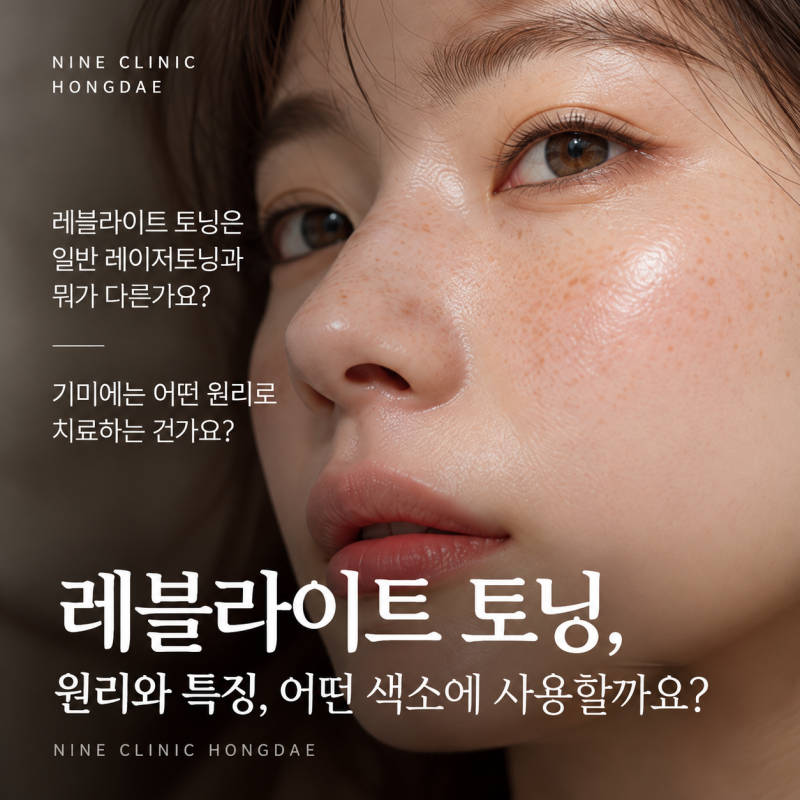 홍대피부과 색소레이저, 레블라이트 토닝은 어떤 치료일까요?